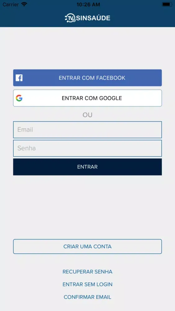 Screenshot di TV Sinsaúde