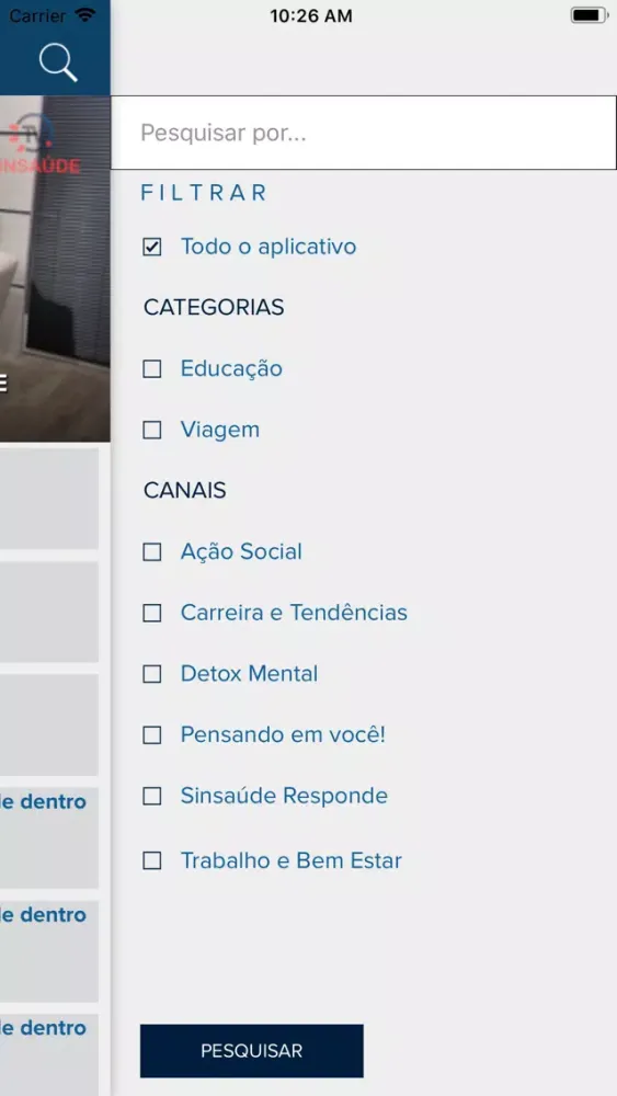 Screenshot di TV Sinsaúde