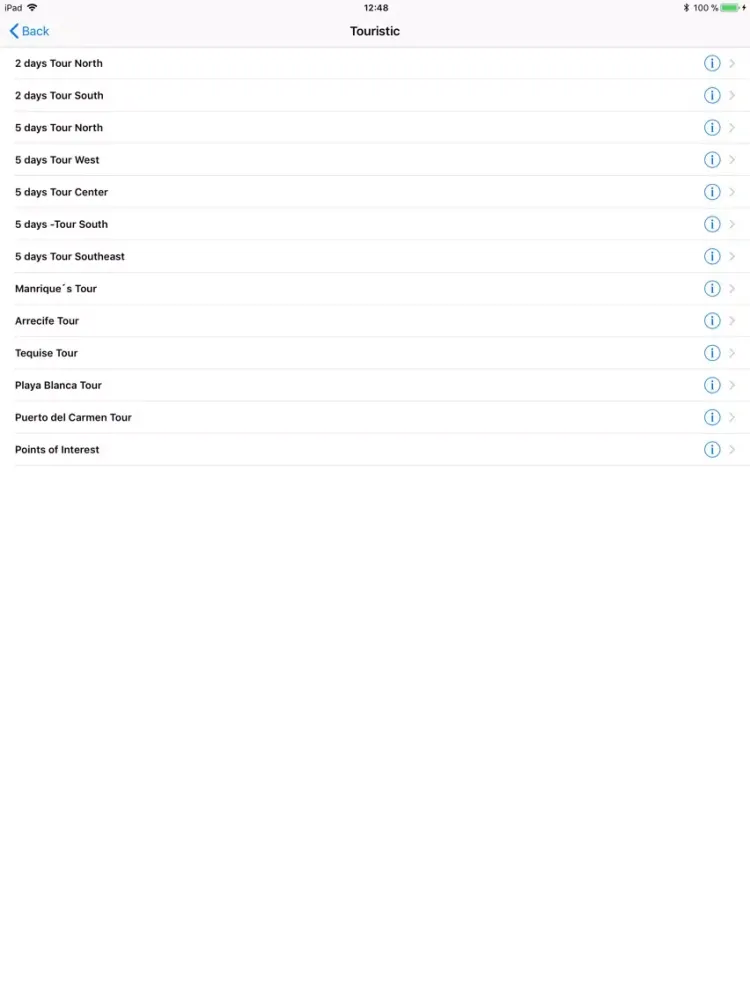 Rutas Claras de Lanzarote iPad  スクリーンショット