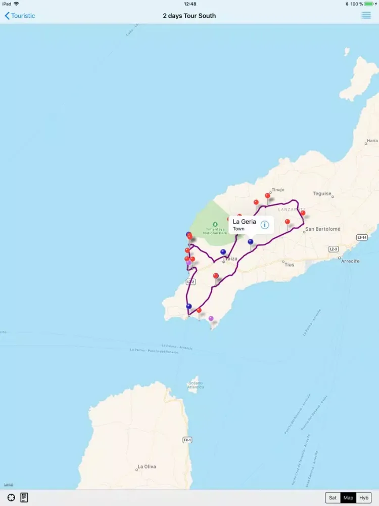 Rutas Claras de Lanzarote iPad  スクリーンショット