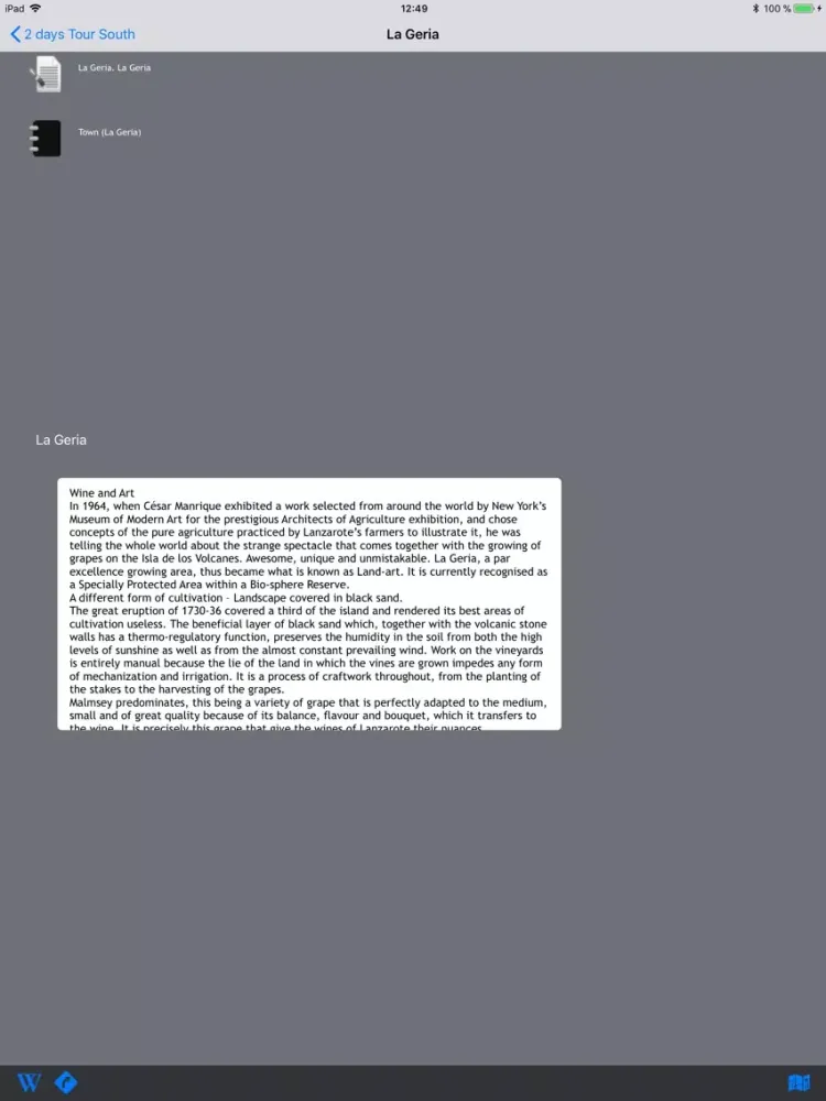 Rutas Claras de Lanzarote iPad  スクリーンショット