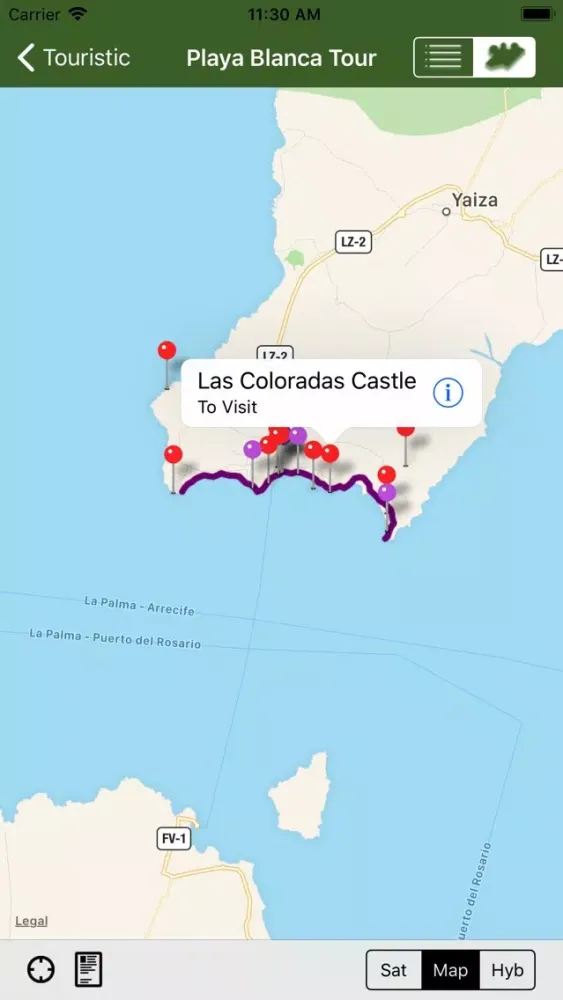 Rutas Claras de Lanzarote スクリーンショット