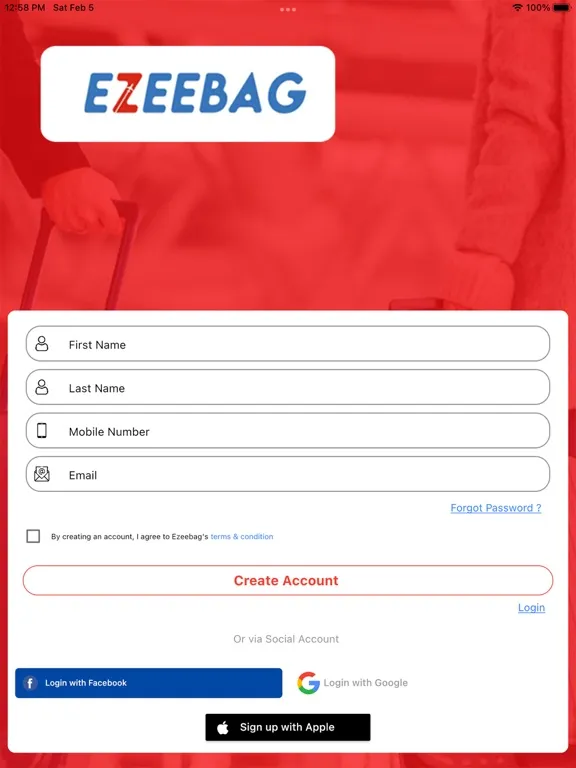 Ezee Bag iPad  स्क्रीनशॉट
