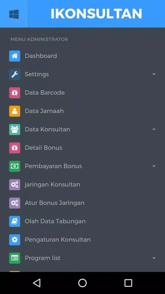 Sistem iKonsultan Screenshots