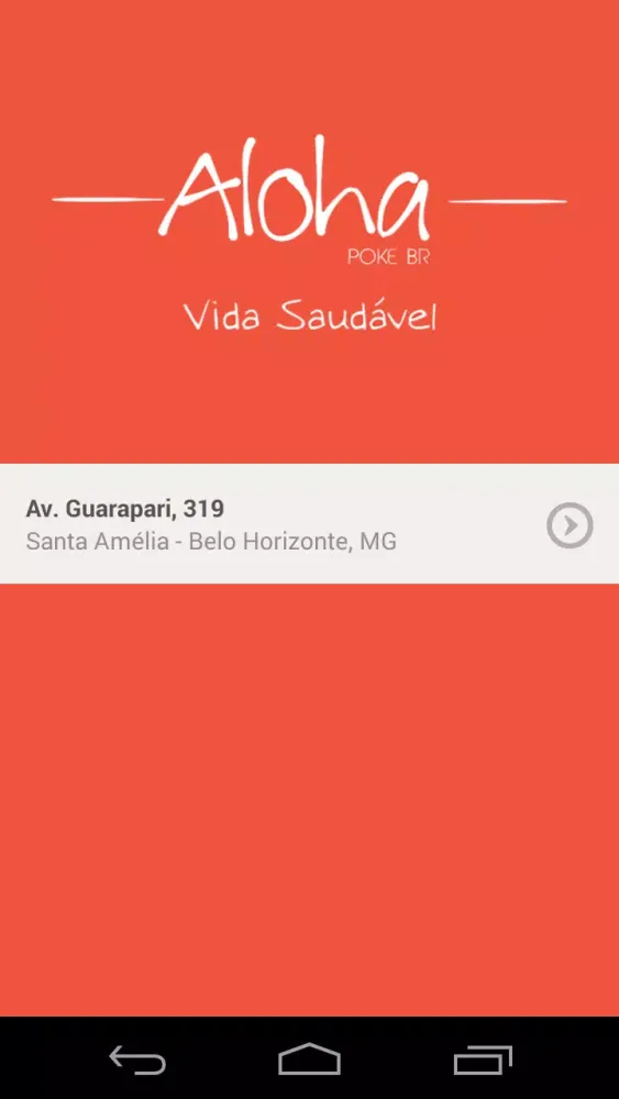 Capturas de tela do Aloha Poke Brasil