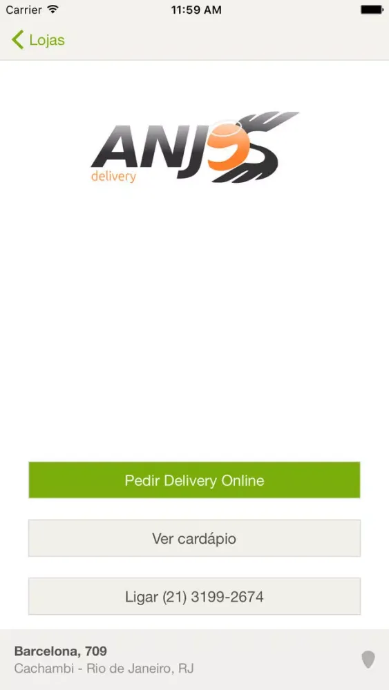 Anjos Delivery应用截图