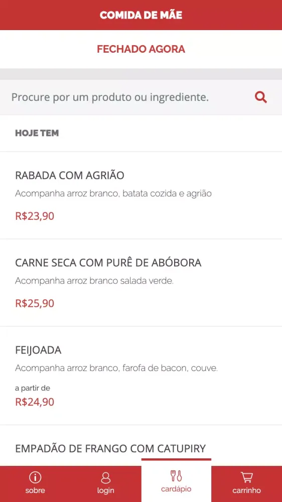Comida de Mãe Screenshots