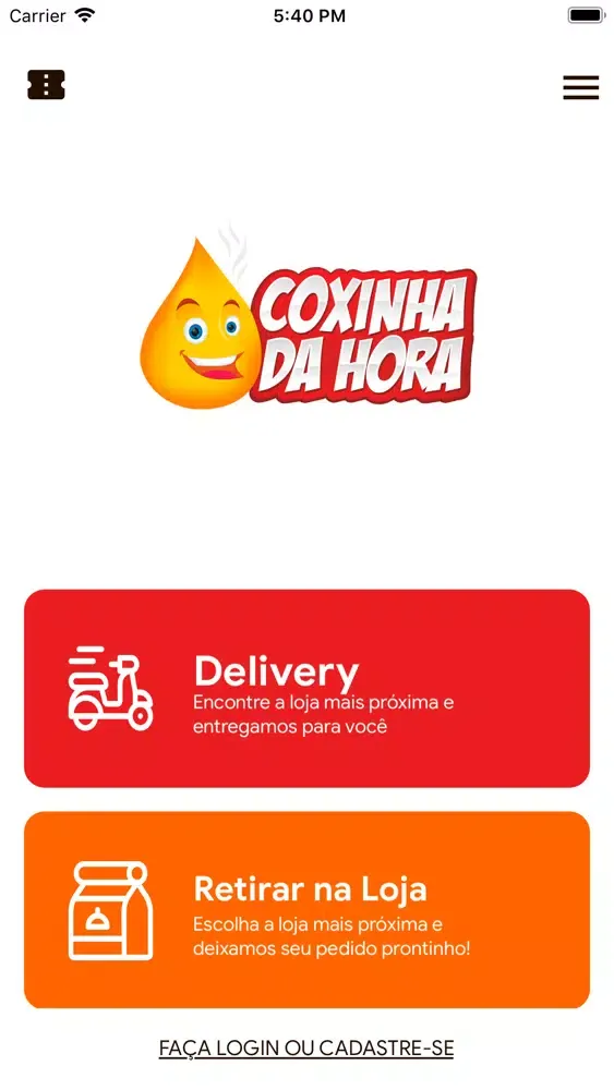 Capturas de pantalla de Coxinha da Hora Delivery