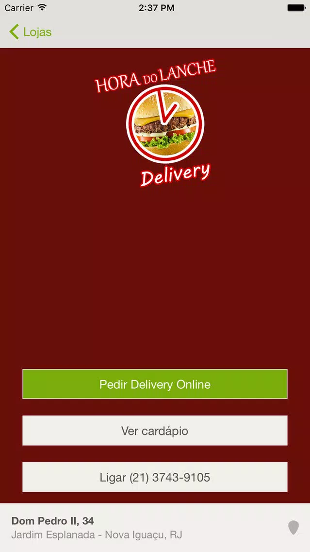 Hora do Lanche Delivery Ekran Görüntüleri