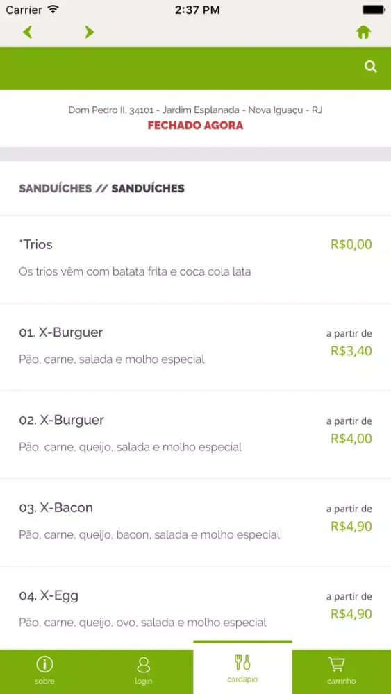 Hora do Lanche Delivery سکرین شاٹس