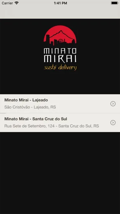 Minato Mirai Sushi Delivery应用截图