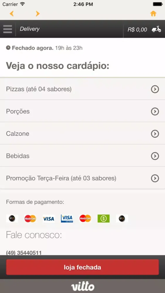Nono Marco Disk Pizzas应用截图