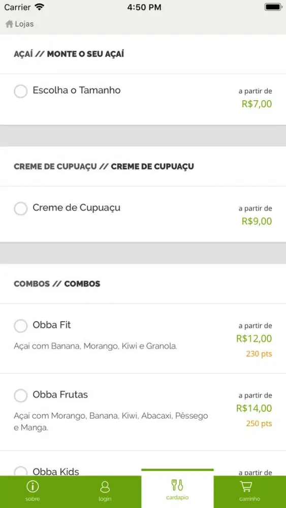 Obba Açaí应用截图