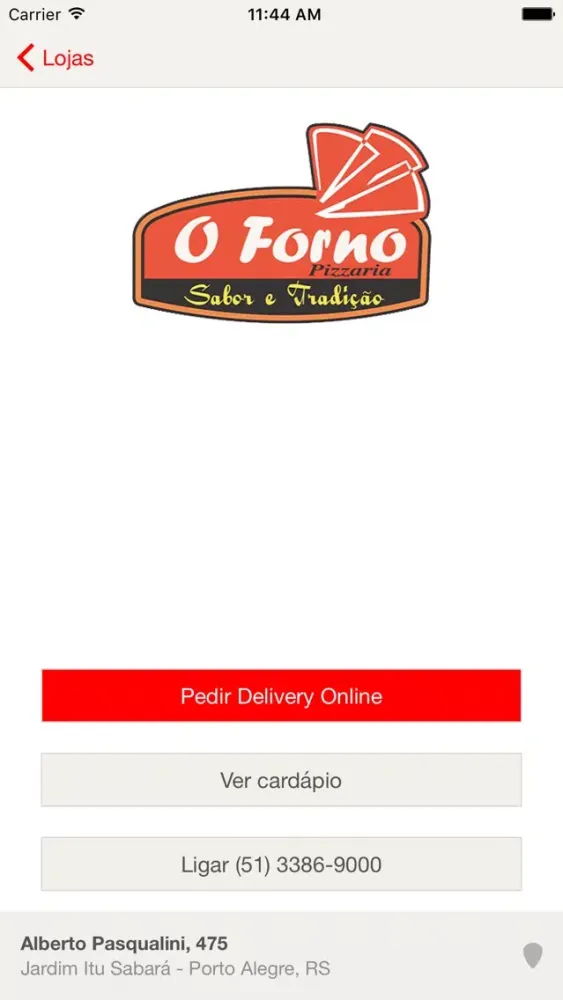 Captures d'écran de Pizzaria O Forno
