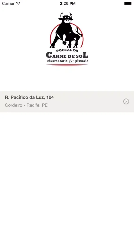 Capturas de tela do Portal da Carne de Sol