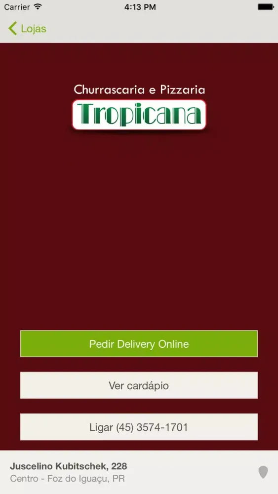 ภาพหน้าจอของ Churrascaria e Pizzaria Tropicana