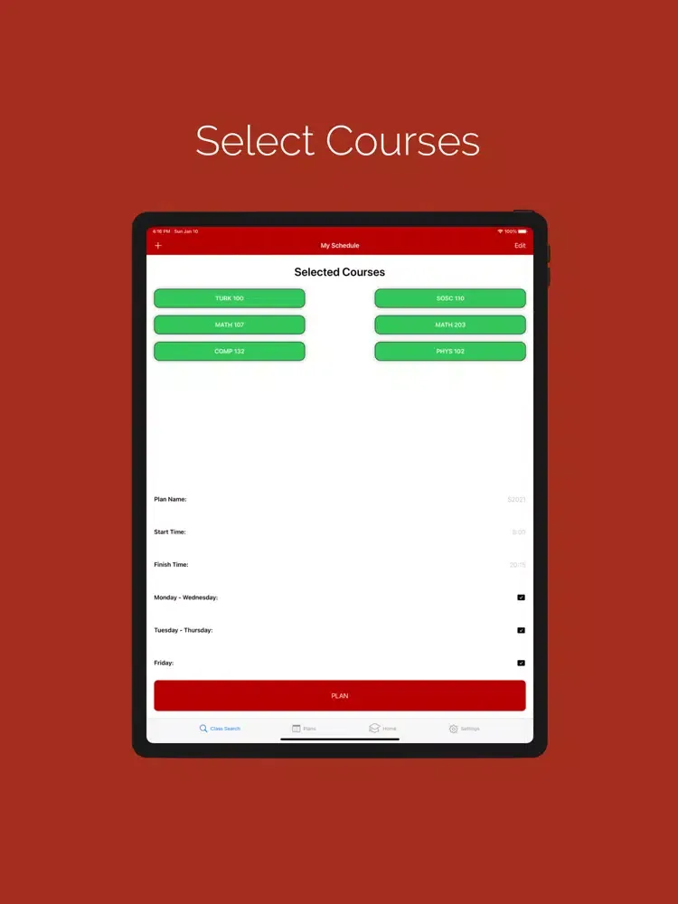 EasyPlan - You Choose We Plan iPad 应用截图
