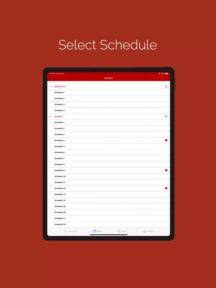 EasyPlan - You Choose We Plan iPad 应用截图