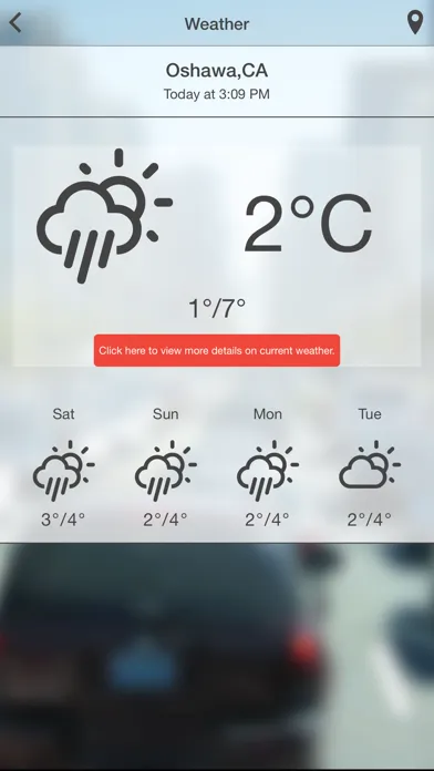 Capturas de tela do Durham Radio News App