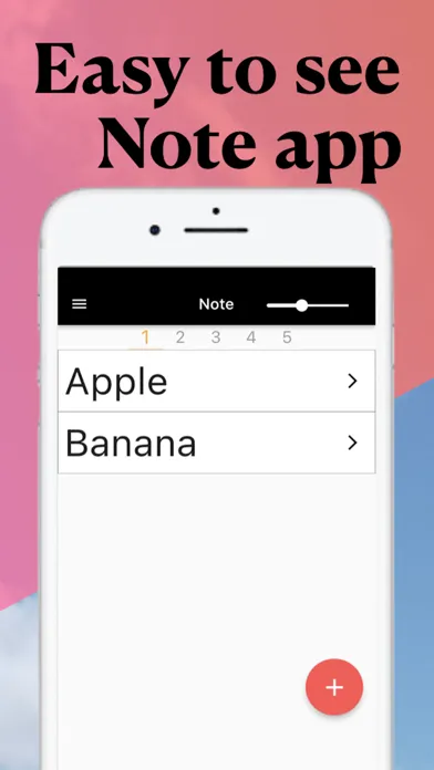 Senior Note-Large Font Notepad Screenshots