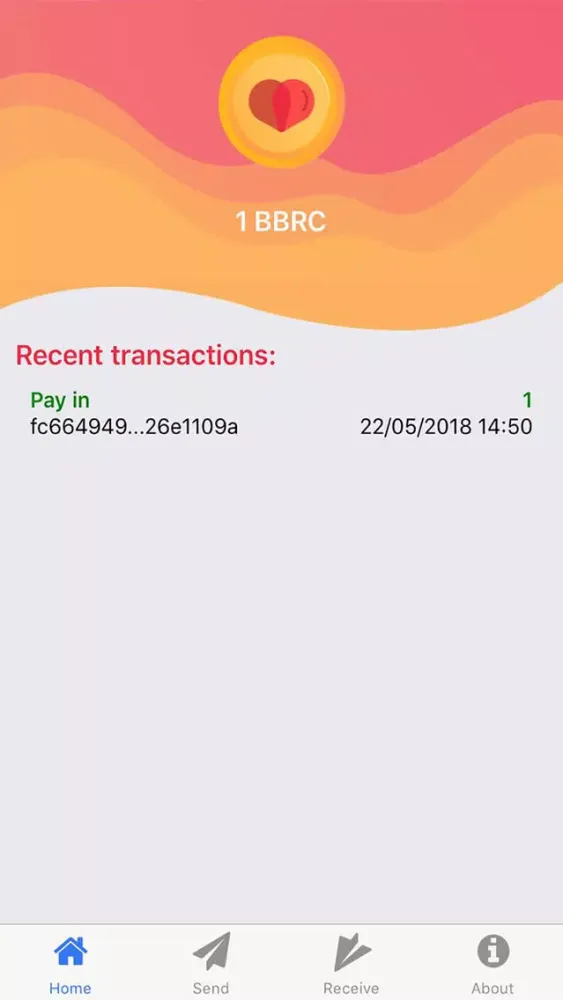 Blood Donation Coin Wallet Screenshots