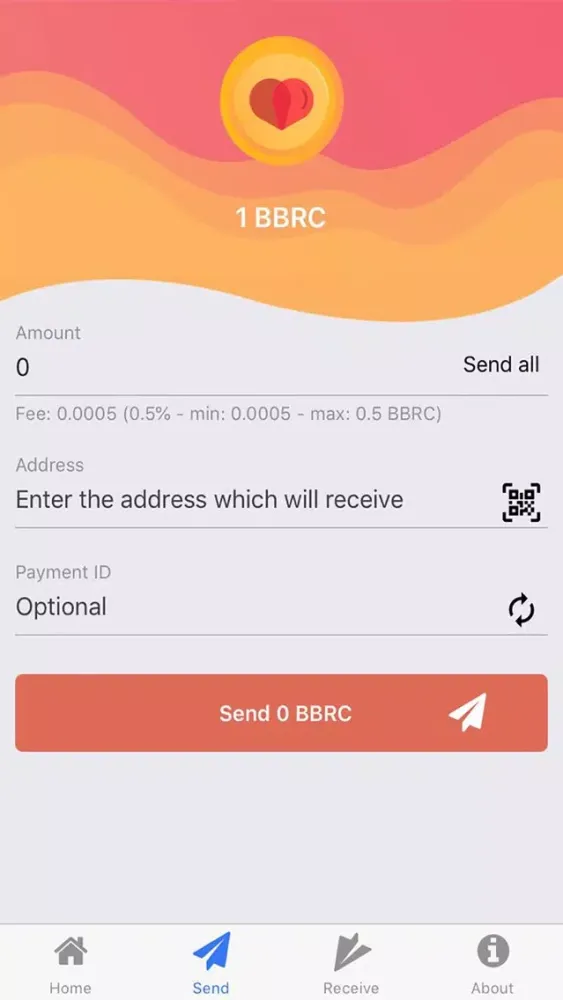 Blood Donation Coin Wallet Screenshots