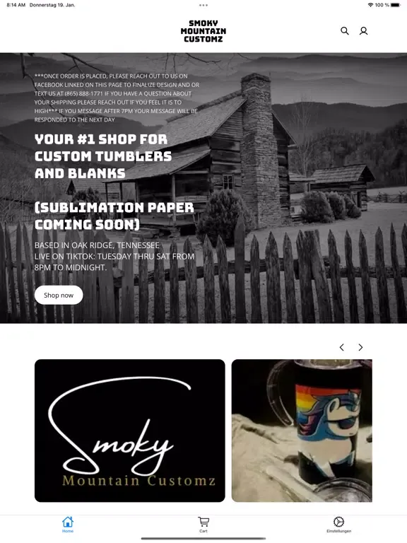 Smoky Mountain Customz iPad  Ekran Görüntüleri