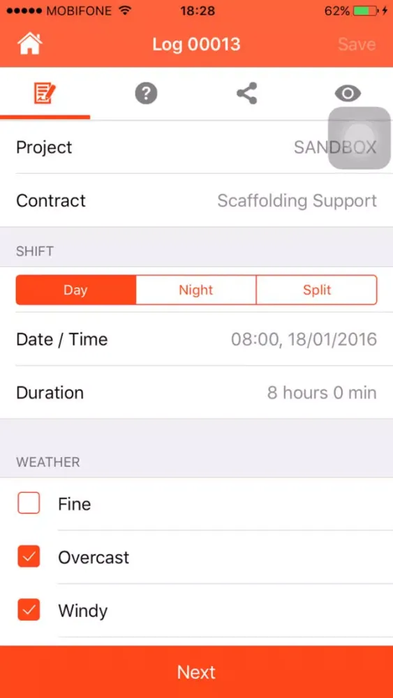 Tracka | ProjectTracka | The Ultimate Site Diary Screenshots