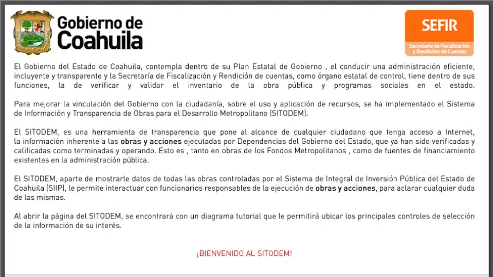 Sitodem Coahuila Screenshots