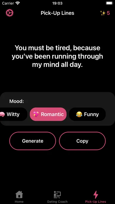 Tangkapan skrin Rizz: AI Dating Assistant