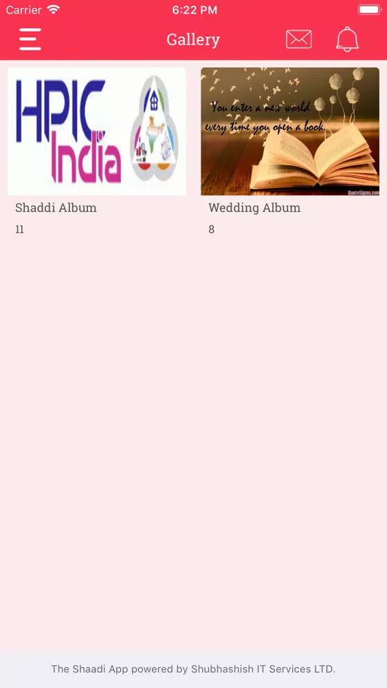 ภาพหน้าจอของ SITSL Wedding App