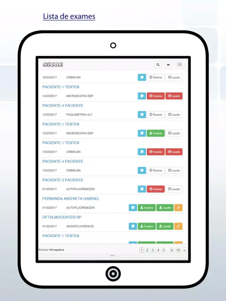 Sivoe Para Médicos iPad  Screenshots