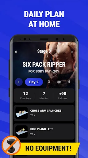 Six Pack Abs Workout Screenshots