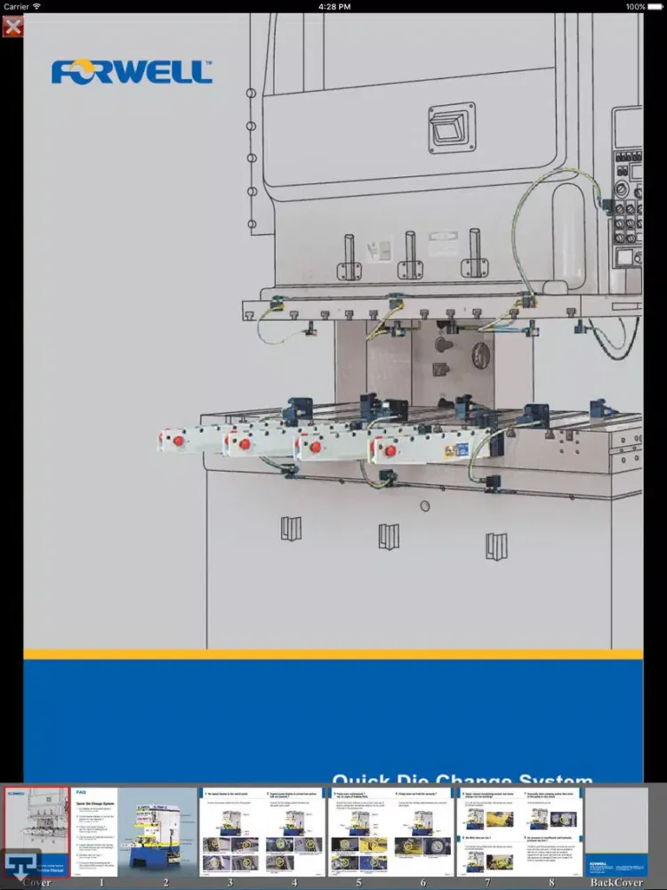 صور FORWELL QUICK DIE/MOLD CHANGE iPad 