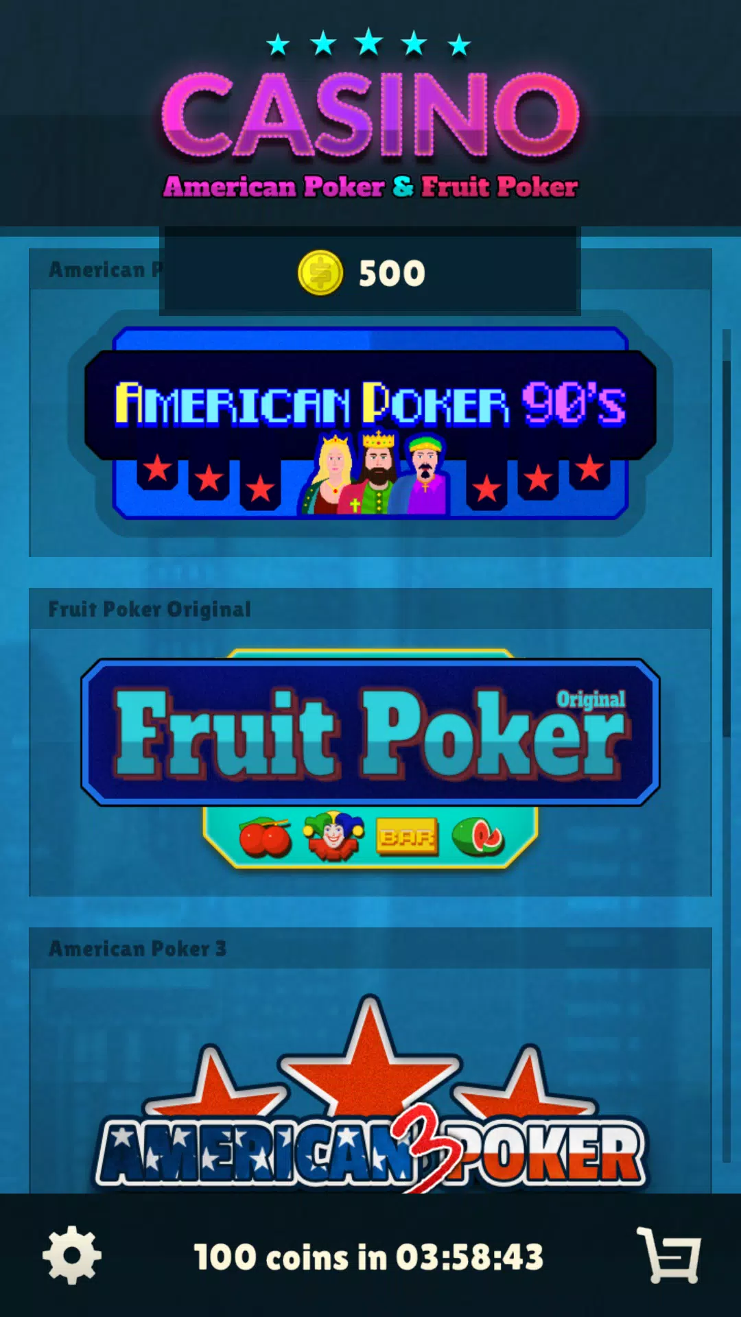 American Poker 90's Casino Screenshots1