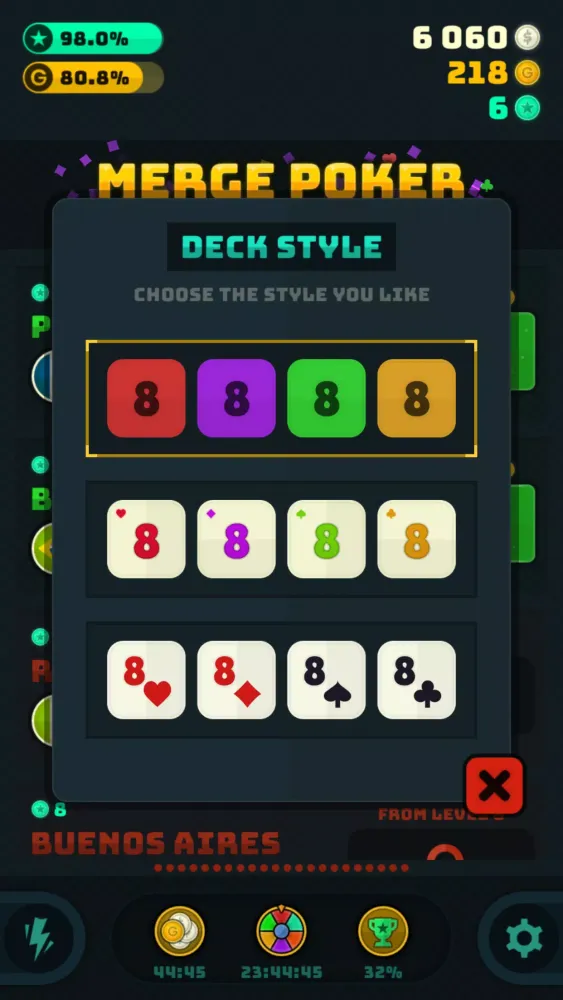 Zrzuty ekranu Merge Poker
