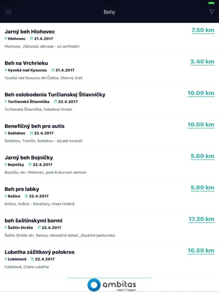 Capturas de pantalla de BezeckyKal iPad 