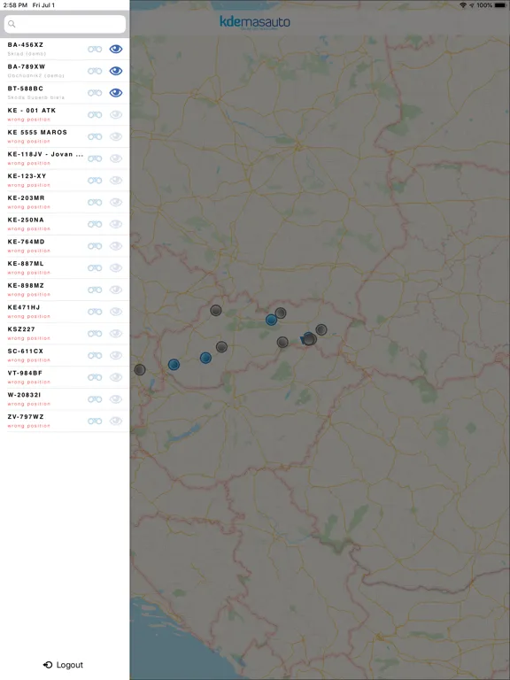 KdeMasAuto iPad  Screenshots