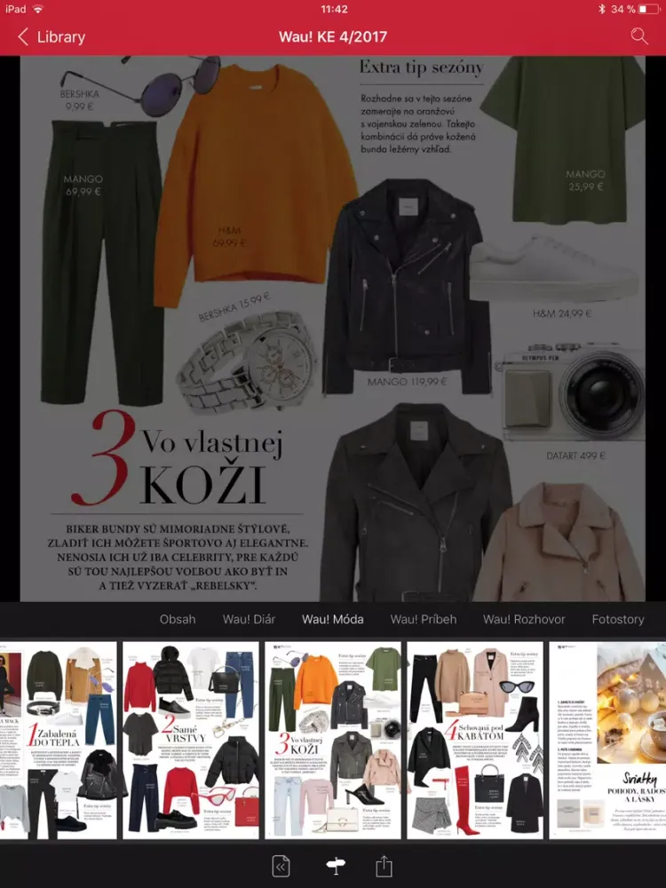 Wau! magazín Košice iPad  Screenshots