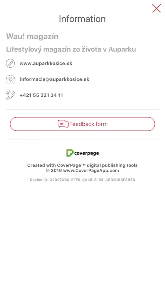 Wau! magazín Košice Screenshots