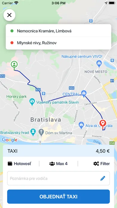 POME TAXI Slovensko スクリーンショット