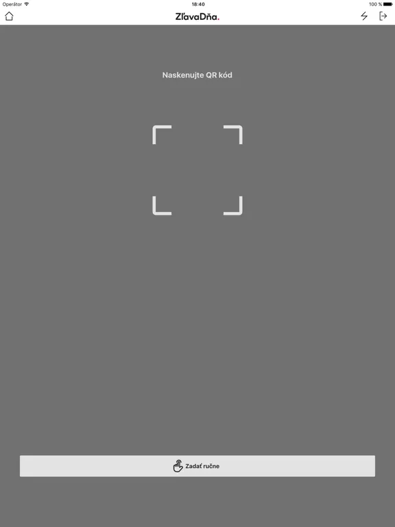 صور ZľavaDňa QR skener iPad 