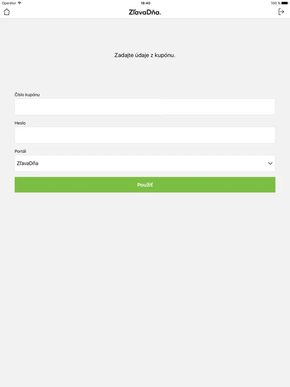 صور ZľavaDňa QR skener iPad 