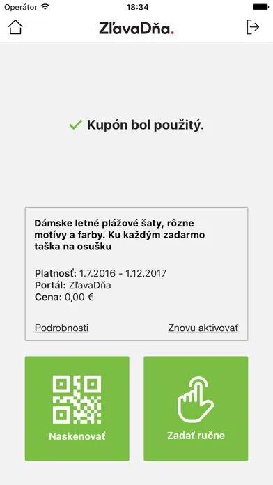 صور ZľavaDňa QR skener