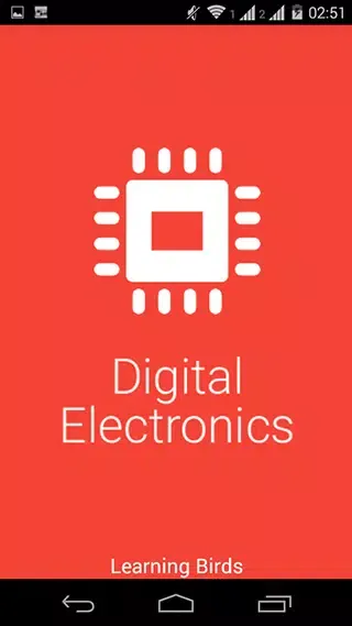 Capturas de tela do Digital Electronics