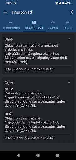 Capturas de pantalla de SHMUapp