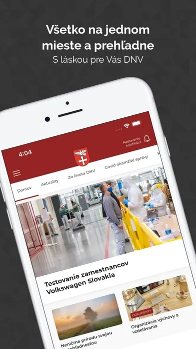 ภาพหน้าจอของ Moja DNV