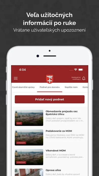 ภาพหน้าจอของ Moja DNV