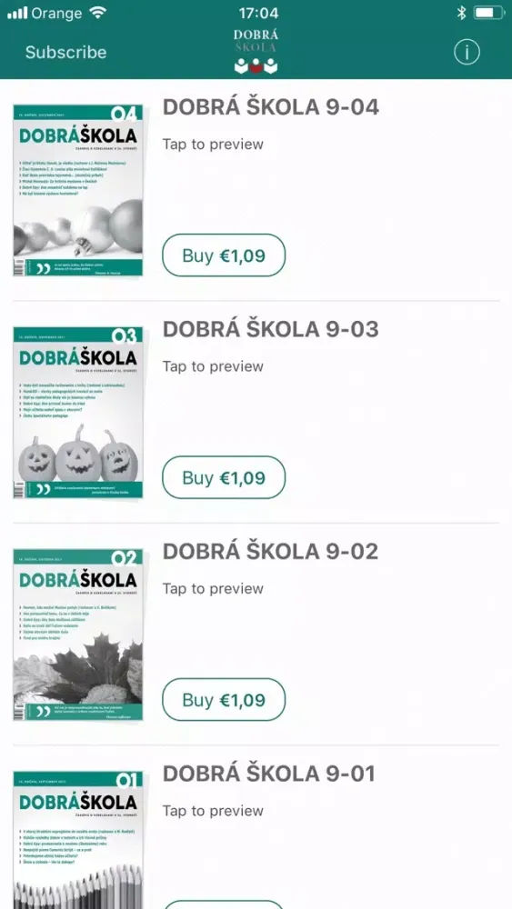 ภาพหน้าจอของ DOBRÁ ŠKOLA