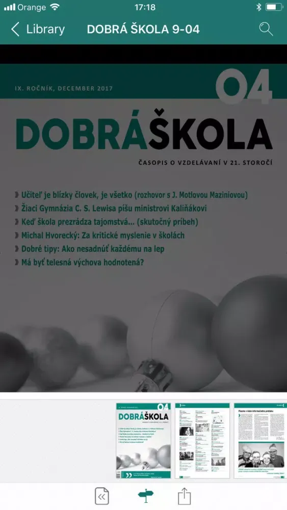 ภาพหน้าจอของ DOBRÁ ŠKOLA